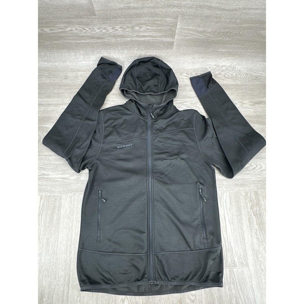 Mammut Swiss Designs Hoodie Gray Full Zip Size L See Measurements